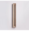 modern yellow travertine beam led wall sconce