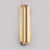 modern yellow travertine beam led wall sconce