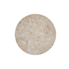 modern yellow travertine circle led wall sconce