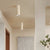 modern yellow travertine cylinder pendant light 3