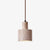 modern yellow travertine cylinder pendant light