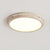 modern yellow travertine disc flush mount ceiling light