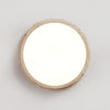 modern yellow travertine disc flush mount ceiling light