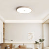 modern yellow travertine disk led flush mount ceiling light