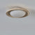 modern yellow travertine flush mount ceiling light