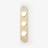 modern yellow travertine glass globe wall sconce 4