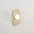 modern yellow travertine glass globe wall sconce 4