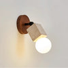 modern yellow travertine glass swing arm plug in wall light