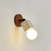 modern yellow travertine glass swing arm plug in wall light