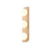 modern yellow travertine glass wall sconce 2