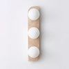 modern yellow travertine glass wall sconce 2