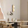 modern yellow travertine glass wall sconce 2