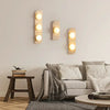 modern yellow travertine glass wall sconce 2