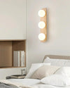 modern yellow travertine glass wall sconce 2