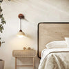 modern yellow travertine glass wall sconce 3