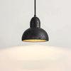 modern yellow travertine halo pendant light
