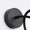 modern yellow travertine iron adjustable wall light