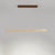 modern yellow travertine linear led pendant lamp
