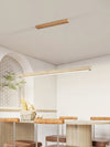 modern yellow travertine linear led pendant lamp