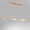 modern yellow travertine linear led pendant lamp