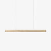 modern yellow travertine linear led pendant lamp