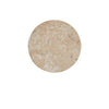 modern yellow travertine round led wall sconce