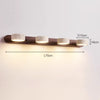 modern yellow travertine solid wood led wall lamp