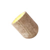 modern yellow travertine wood cylinder table lamp