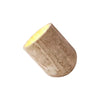 modern yellow travertine wood cylinder table lamp