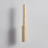 modern yellow travertine wood stick pendant light