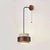 modern yellow travertine wood wall sconce