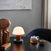 mushroom cordless led table lamp touch control rechargeable