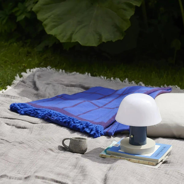 mushroom cordless led table lamp touch control rechargeable
