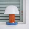 mushroom cordless led table lamp touch control rechargeable