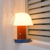 mushroom cordless led table lamp touch control rechargeable