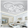Elegant Semi Flush Mount Ceiling Lights With Unique Overlapping Rings