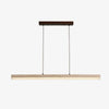 natural travertine linear pendant light
