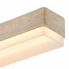 natural travertine linear pendant light