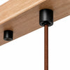 natural travertine linear pendant light