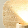 natural yellow travertine cylinder wall sconce