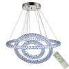 Luxury Crystal Led Chandelier 3 Tier Geometric Or Stacked Led Pendant Light