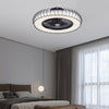 Nordic Invisible Fan Blades Stepless Dimming Integrated Ceiling Fan Lamp