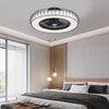 Nordic Invisible Fan Blades Stepless Dimming Integrated Ceiling Fan Lamp