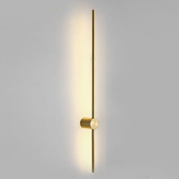 Nordic Linear Ultra Thin Long Strip Led Wall Lamp For Bedside Background Wall