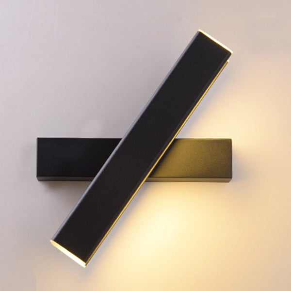 Nordic Minimalist 360 Rotatable Led Wall Lamp For Bedside Corridor Aisle
