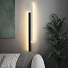 Nordic Minimalist Double Long Strip Led Wall Lamp For Living Room Bedside Aisle