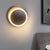 Nordic Minimalist Led Rotatable Round Wall Lights For Living Room Dining Room Cafe