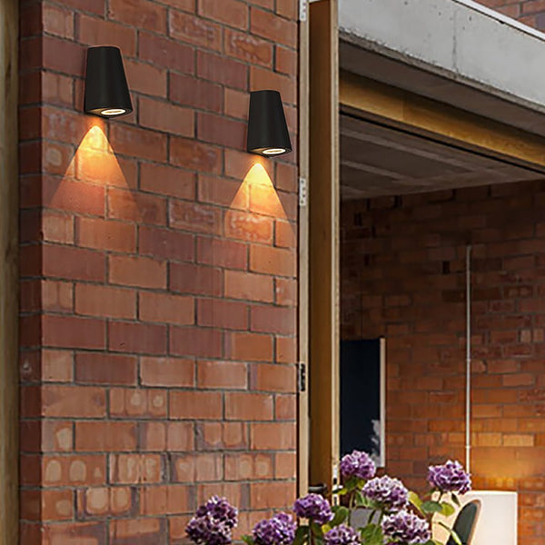 Nordic Minimalist Outdoor Led Waterproof Wall Light For Courtyard Aisle Balcony