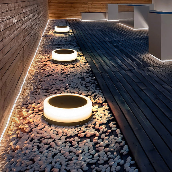 Nordic Minimalist Solar Outdoor Courtyard Waterproof Led Landscape Decorative Lamp