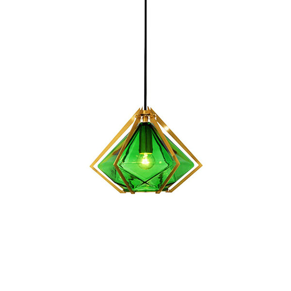 Nordic Postmodern Personality Art Glass Pendant Light For Bedside Bar
